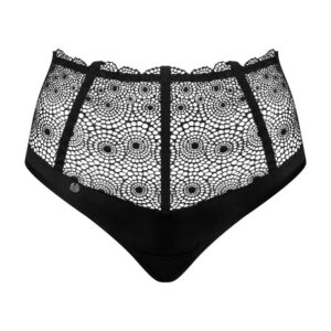 SHARLOTTE - Cueca Preta rendada